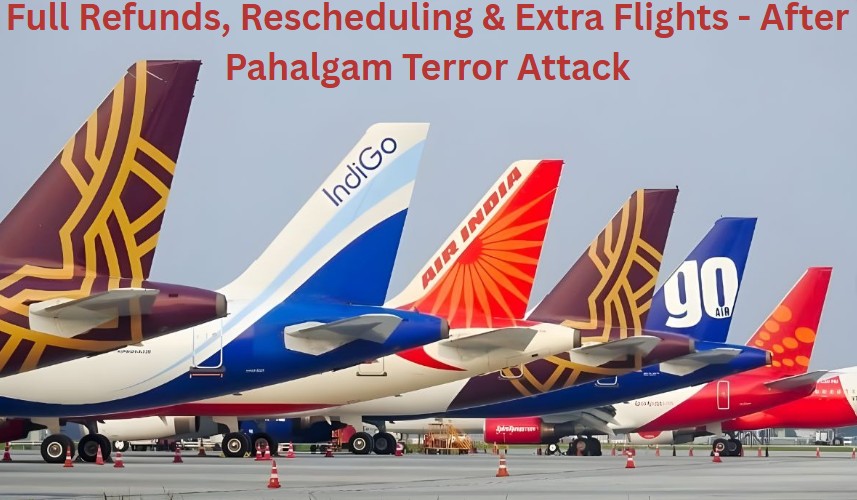 ✈️ Srinagar Flights Update: Full Refunds, Rescheduling & Extra Flights After Pahalgam Terror Attack