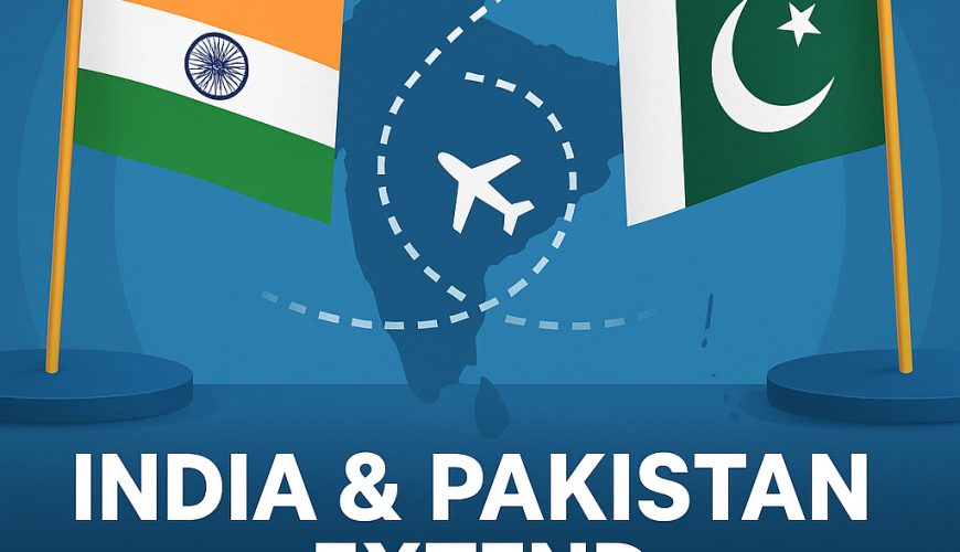 India & Pakistan Airspace Closure