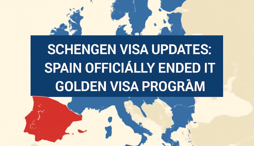 Spain officially ended its Golden Visa