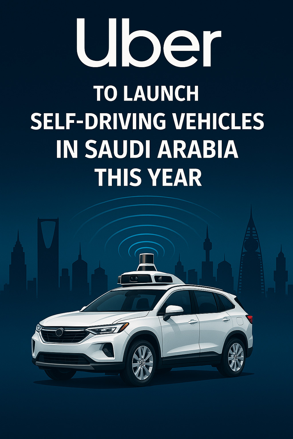 Uber Self Driving vehicle Saudi Arabia