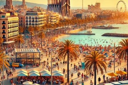 Barcelona in June