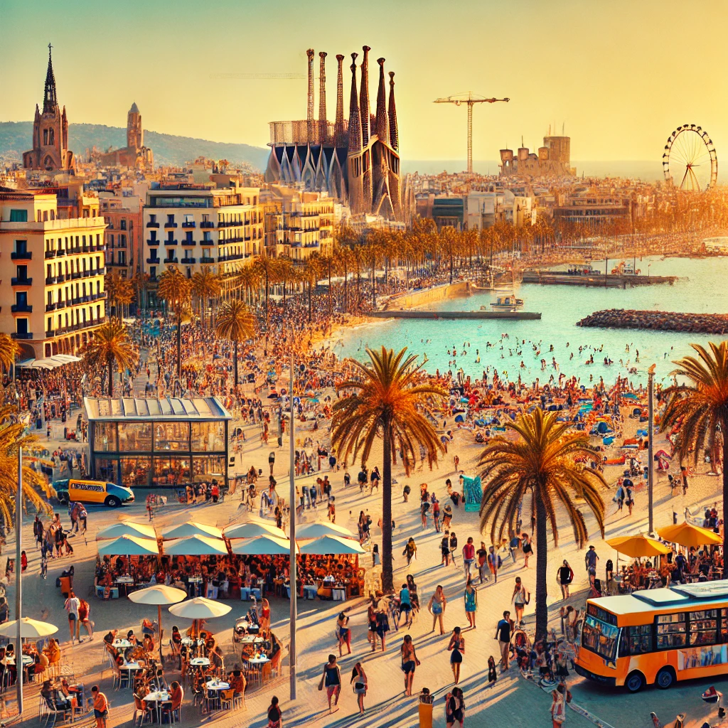 Barcelona in June