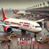 Air India cancelled flight.